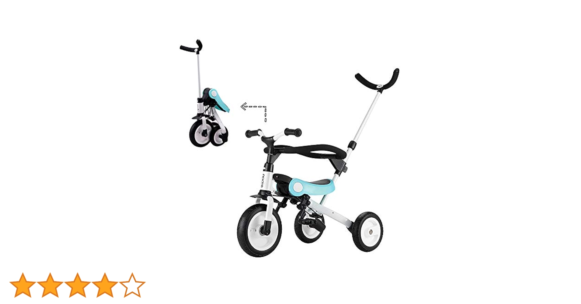 3in1三輪車★子供用三輪車★折りたたみ★組立簡単★手押し棒＆転落防止ガード付き Amazon.co.jp: 3IN1三輪車 折りたたみ 手押し棒付き 転落防止